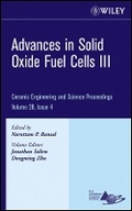 Cover: Advances in Solid Oxide Fuel Cells III - Ceramic gineering and Science Proceedings, Volume 28, Issu e 4 - Wiley