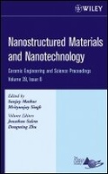 Cover: Nanostructured Materials and Nanotechnology - ic Engineering and Science Proceedings, Vol. 28, I s 6 - Wiley