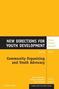 Cover: Community Organizing and Youth Advocacy - Wiley