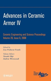 Enlarge image Cover: Advances in Ceramic Armor IV, Volume 29, Issue 6 - Wiley