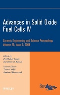 Cover: Advances in Solid Oxide Fuel Cells IV, Volume 29, Issue 5 - Wiley