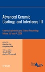 Cover: Advanced Ceramic Coatings and Interfaces III, Volume 29, Issue 4 - Wiley