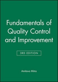 Enlarge image Cover: Fundamentals of Quality Control and Improvement - Wiley