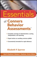 Cover: Essentials of Conners Behavior Assessments - Wiley