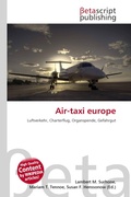 Cover: Air-Taxi Europe - Betascript Publishing