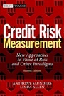 Cover: Credit Risk Measurement - Wiley