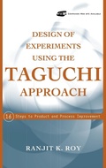 Cover: Design of Experiments Using The Taguchi Approach - Wiley