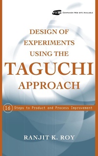 Enlarge image Cover: Design of Experiments Using The Taguchi Approach - Wiley
