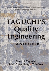 Enlarge image Cover: Taguchi's Quality Engineering Handbook - Wiley