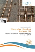 Cover: Alexander (Zander) Blewett, III - Equ Press