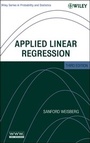 Cover: Applied Linear Regression - Wiley