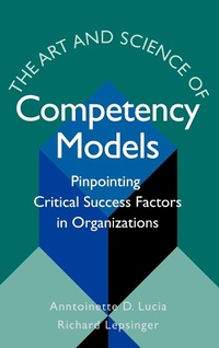 Enlarge image Cover: The Art and Science of Competency Models - Pfeiffer