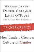 Cover: Transparency - Jossey-Bass