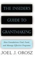Cover: The Insider's Guide to Grantmaking - Jossey-Bass