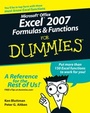 Cover: Microsoft Office Excel 2007 Formulas and Functions For Dummies - Wiley