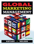 Cover: Global Marketing Management - Wiley
