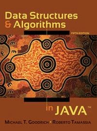 Abbildung von: Data Structures and Algorithms in Java, 5e Title Landing Page - Wiley