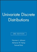 Cover: Univariate Discrete Distributions, 3e Set - Wiley