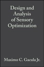 Cover: Design and Analysis of Sensory Optimization - Wiley-Blackwell