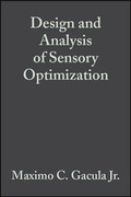 Cover: Design and Analysis of Sensory Optimization - Wiley-Blackwell