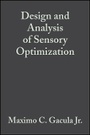 Cover: Design Analysis of Sensory Optimization - Wiley