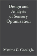 Cover: Design Analysis of Sensory Optimization - Wiley