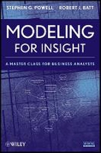Enlarge image Cover: Modeling for Insight - A Master Class for Business Analysts - Wiley