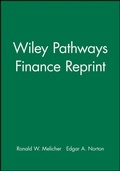 Cover: Wiley Pathways Finance Reprint - Wiley