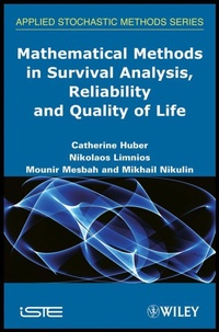 Enlarge image Cover: Mathematical Methods in Survival Analysis, Reliability and Quality of Life - Wiley-ISTE