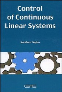 Enlarge image Cover: Control of Continuous Linear Systems - Wiley-ISTE