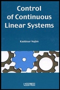Cover: Control of Continuous Linear Systems - Wiley-ISTE