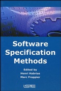 Cover: Software Specification Methods - Wiley-ISTE