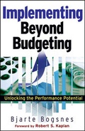 Cover: Implementing Beyond Budgeting - Wiley