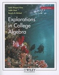 Cover: Explorations in College Algebra - Wiley
