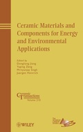 Cover: Ceramic Materials and Components for Energy and Environmental Applications - Wiley