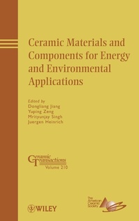 Enlarge image Cover: Ceramic Materials and Components for Energy and Environmental Applications - Wiley