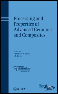 Enlarge image Cover: Processing and Properties of Advanced Ceramics and Composites - Wiley
