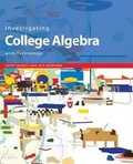 Cover: Investigating College Algebra with Technology - Wiley