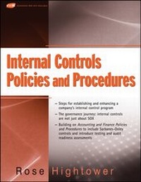 Abbildung von: Internal Controls Policies and Procedures - Wiley