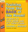 Cover: Training From the Back of the Room! - Pfeiffer