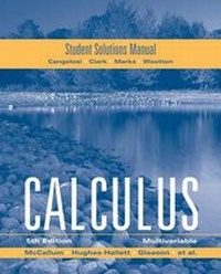 Enlarge image Cover: Multivariable Calculus: Student Solutions Manual - Wiley