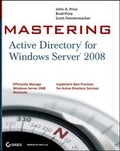 Cover: Mastering Active Directory for Windows Server 2008 - Sybex