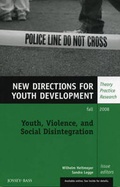 Cover: Youth, Violence, and Social Disintegration - Wiley