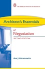 Cover: Architect's Essentials of Negotiation - Wiley