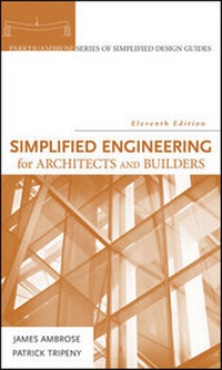 Enlarge image Cover: Simplified Engineering for Architects and Builders - Wiley