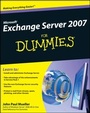 Cover: Microsoft Exchange Server 2007 For Dummies - Wiley
