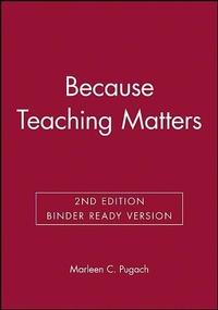 Enlarge image Cover: Because Teaching Matters - Wiley