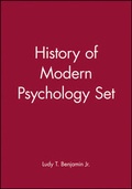 Cover: History of Modern Psychology Set - Wiley