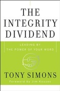 Cover: The Integrity Dividend - Jossey-Bass