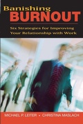 Cover: Banishing Burnout - Jossey-Bass